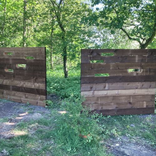 Pond work and wildlife trail